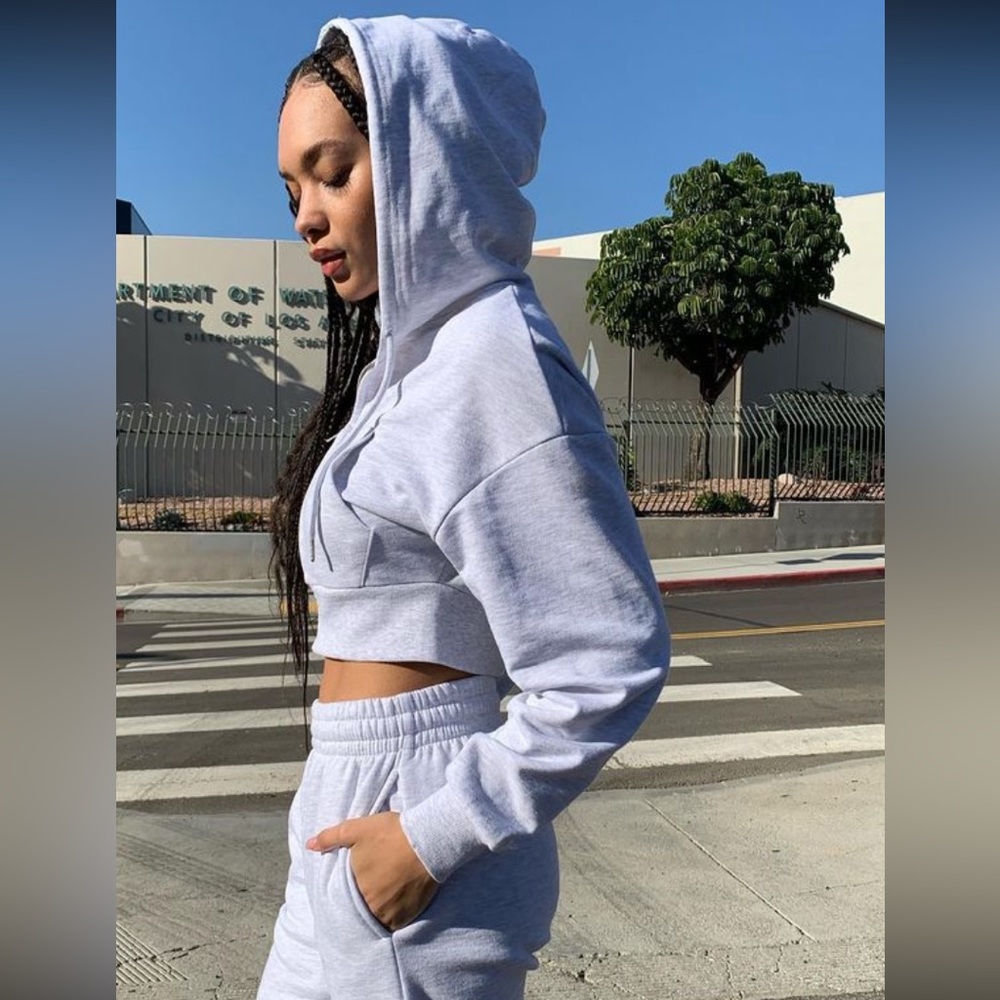 GARAGE Cropped Zip Up